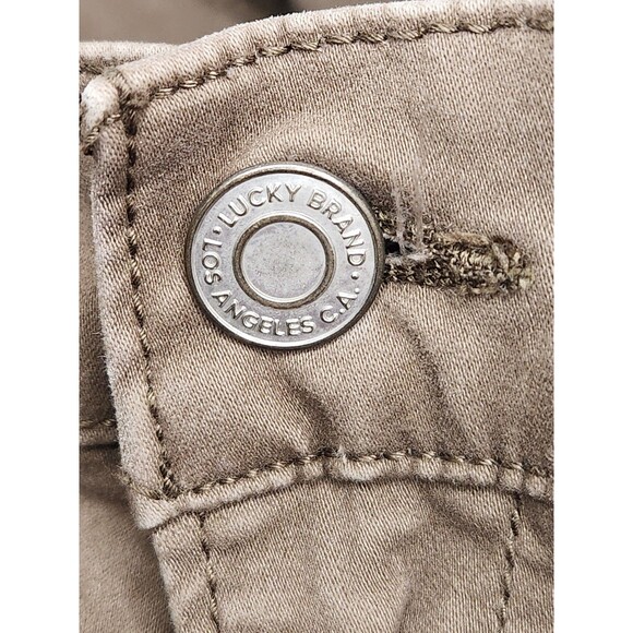 Lucky Brand 121 Slim Straight Jeans Men's 33x30 Brown Stretch Chino Preppy - Picture 7 of 7